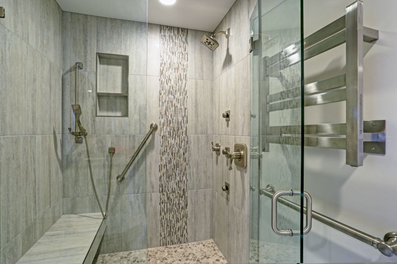 Open-Plan Bathroom with Walk-In Shower
